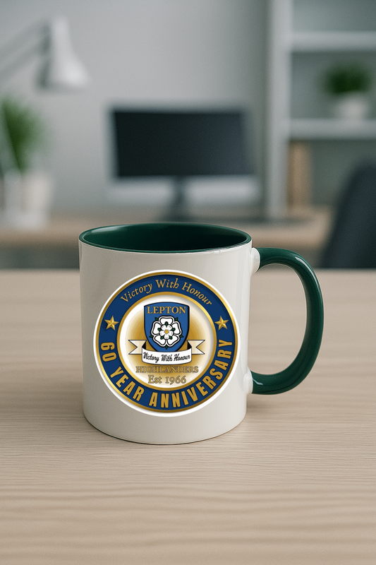 Lepton Highlanders FC, JFC, CC & SC Special Edition - Green Coloured Mug