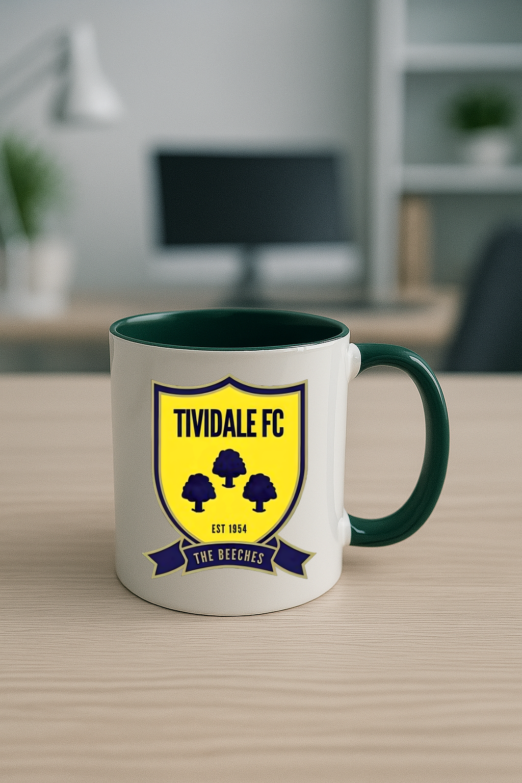 Tividale FC - Green Coloured Mug