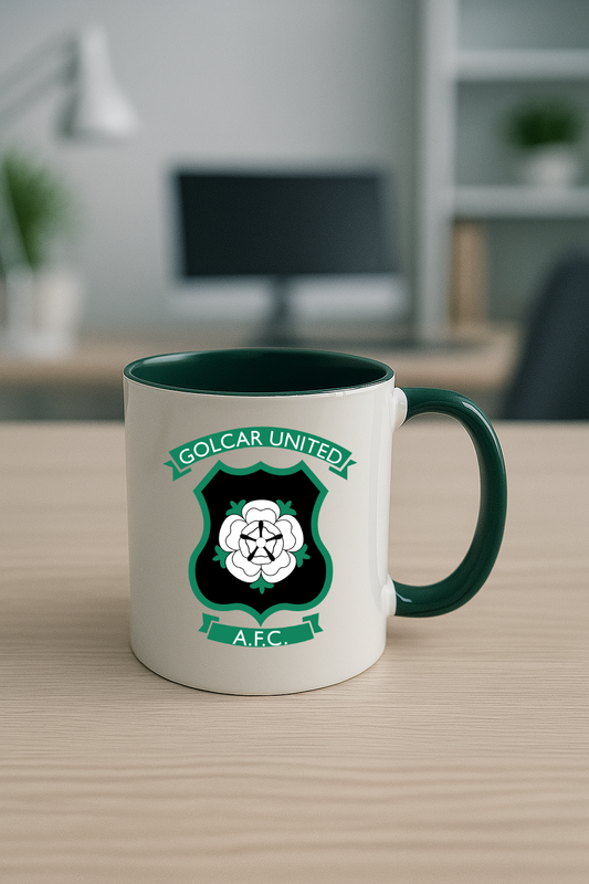 Golcar United FC - Green Coloured Mug