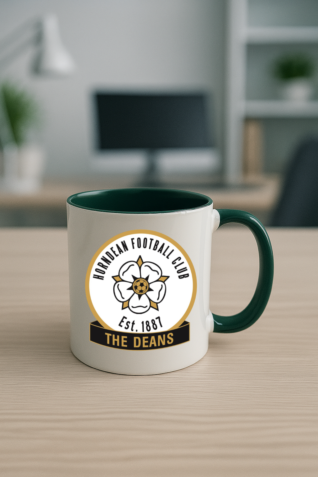 Horndean FC - Green Coloured Mug