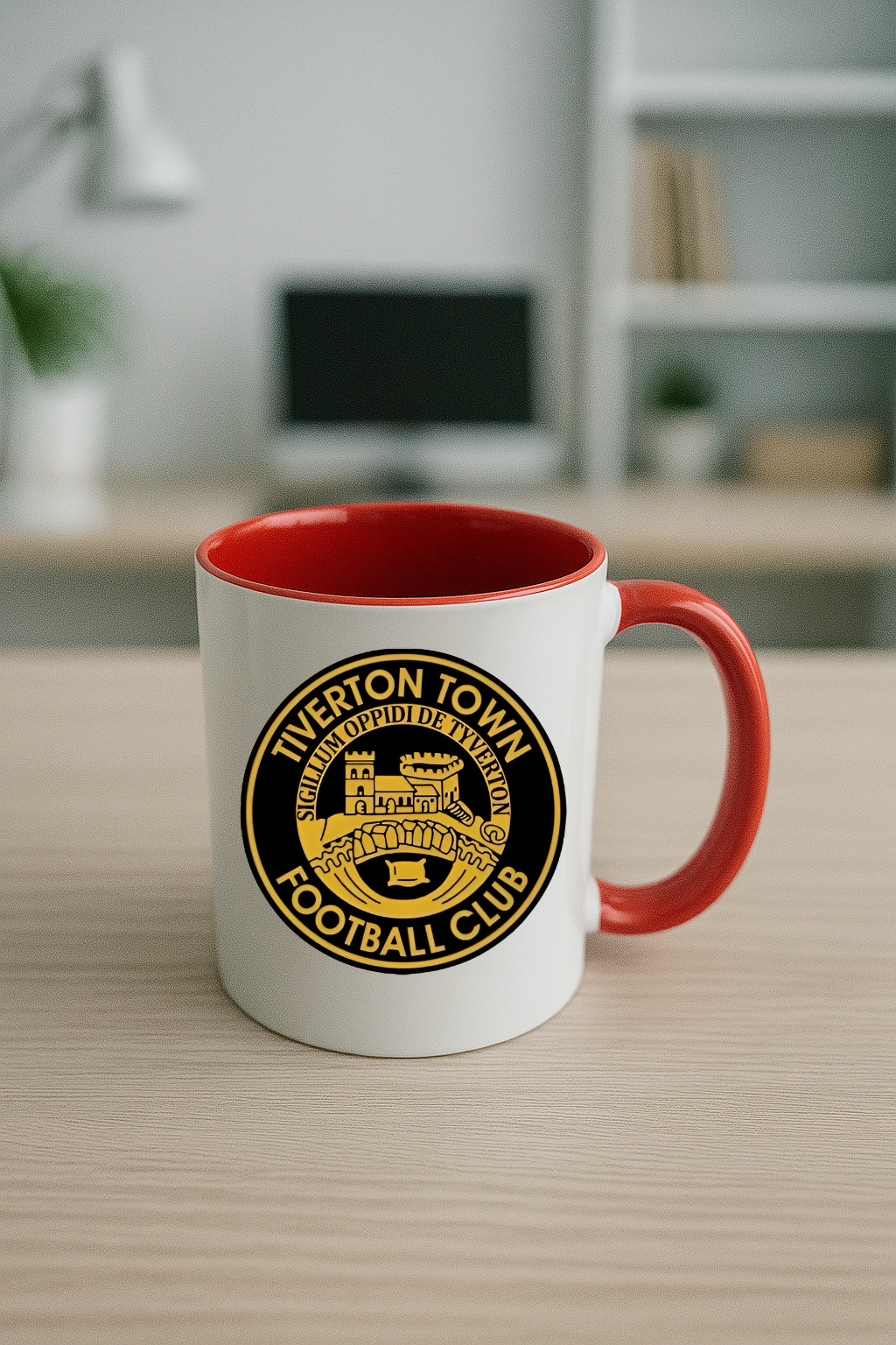 Tiverton Town FC - Red Coloured Mug
