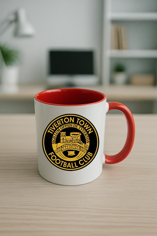 Tiverton Town FC - Red Coloured Mug