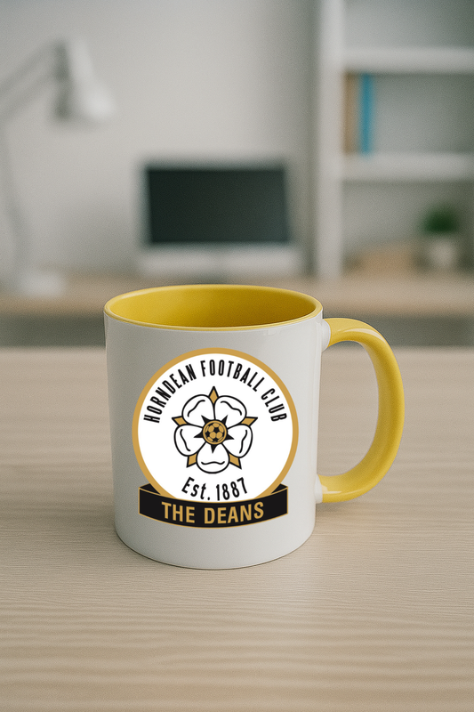 Horndean FC - Yellow Coloured Mug
