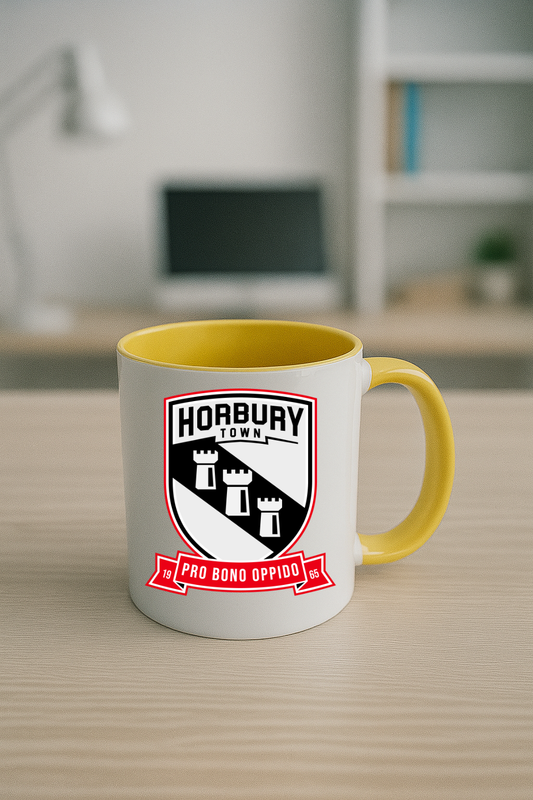 Horbury Town FC - Yellow Coloured Mug