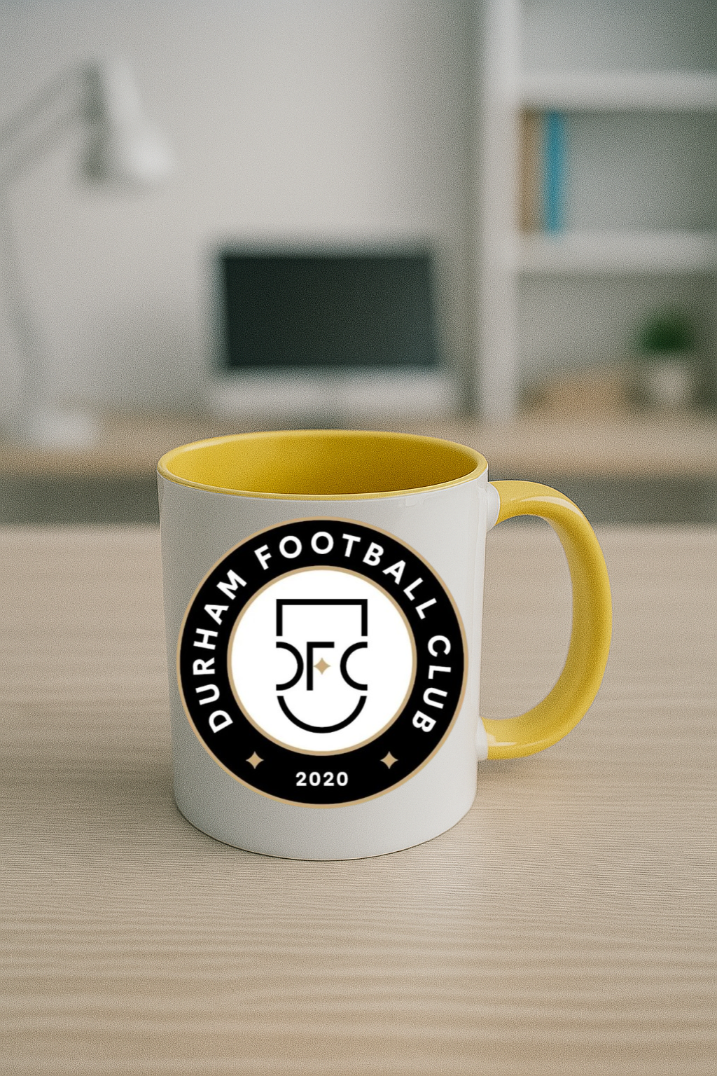 Durham FC - Yellow Coloured Mug