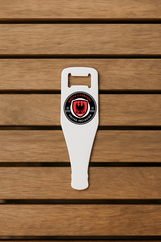 North Liverpool United Inclusion - Bottle Opener - Wine Bottle Shaped