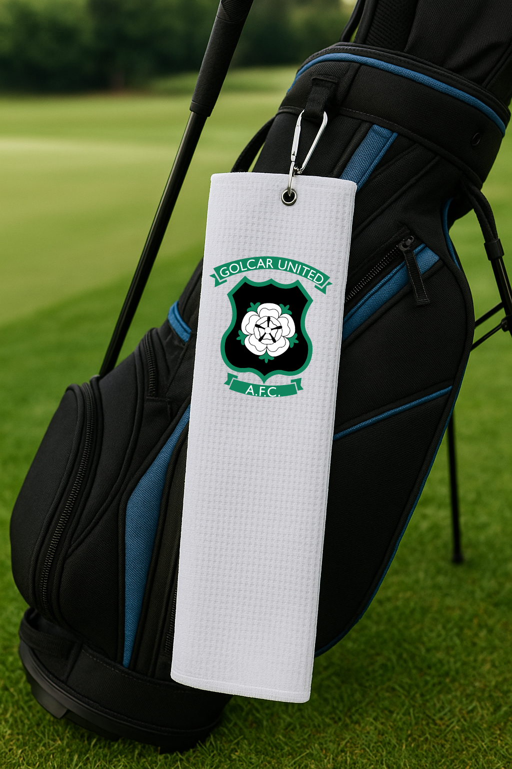 Golcar United FC - Waffle Golf Towel
