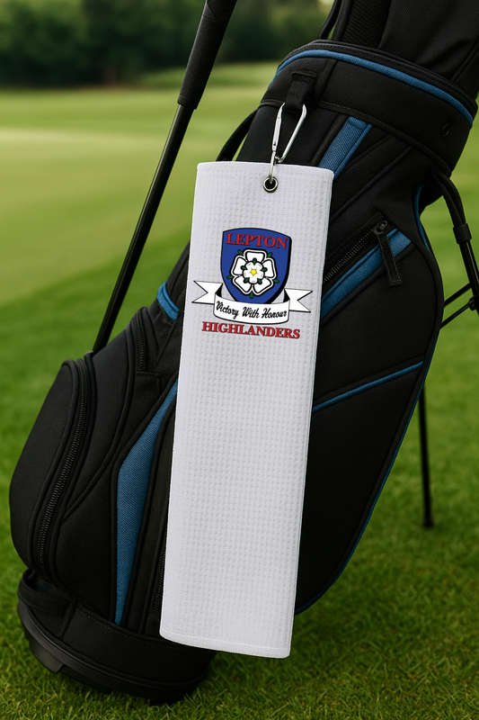 Lepton Highlanders FC, JFC, CC & SC - Waffle Golf Towel
