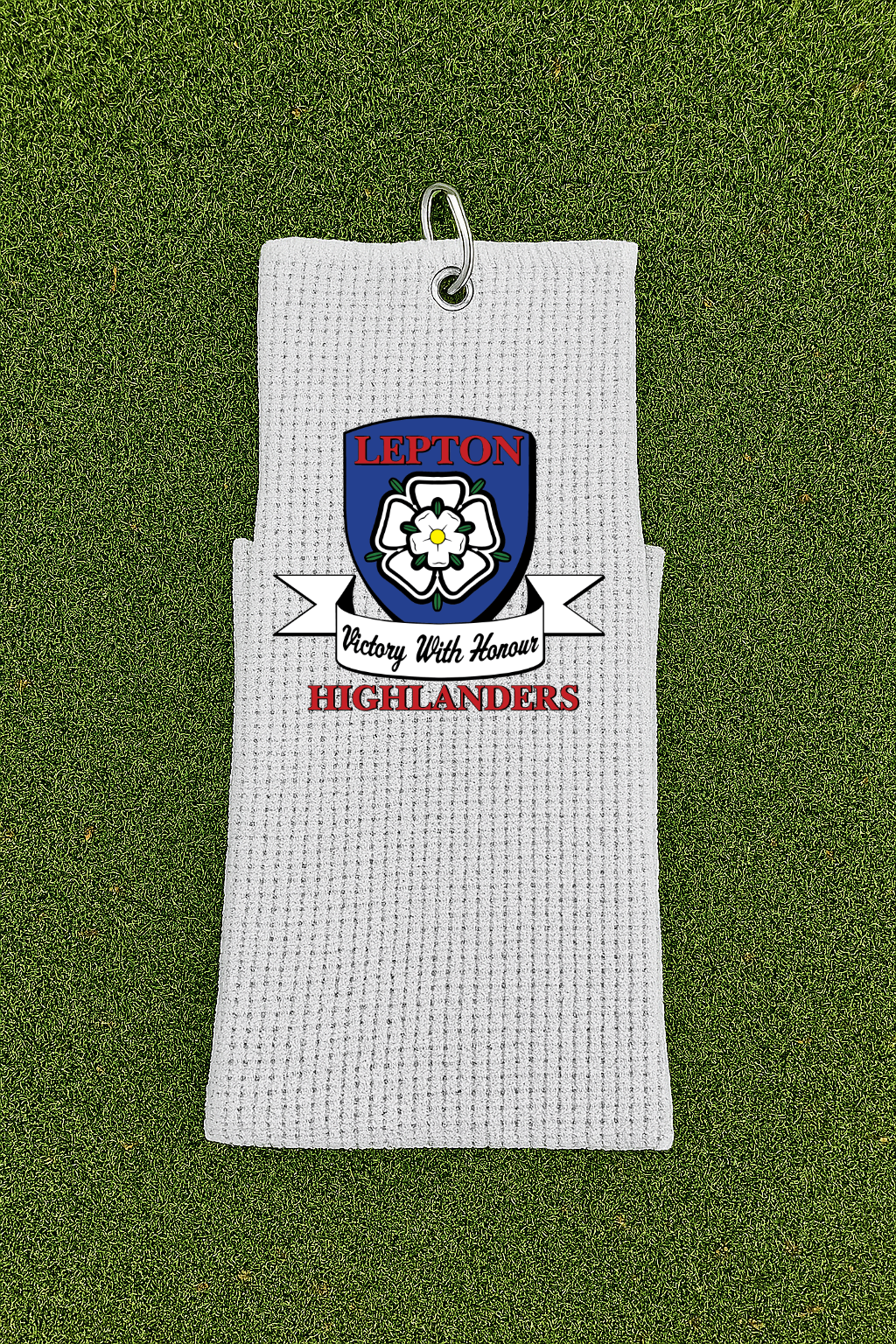 Lepton Highlanders FC, JFC, CC & SC - Waffle Golf Towel