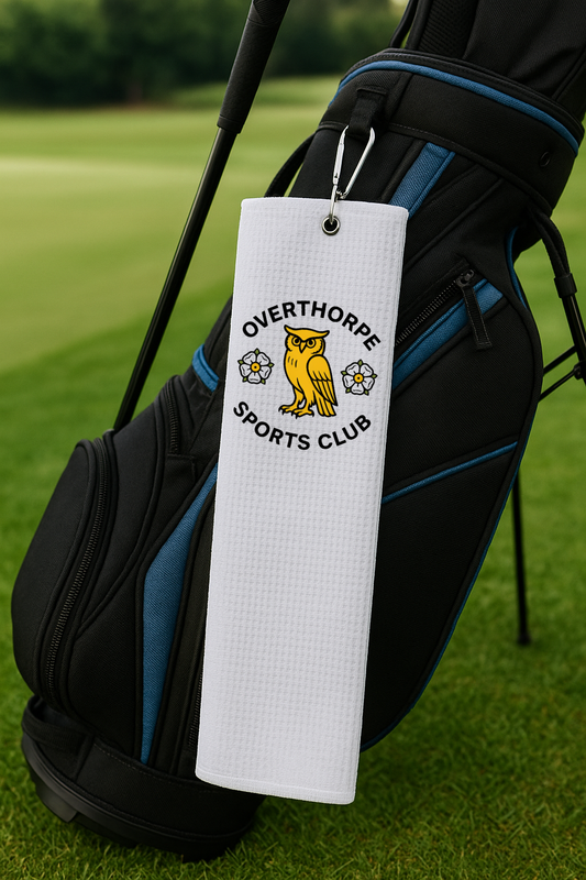 Overthorpe Sports Club FC - Waffle Golf Towel