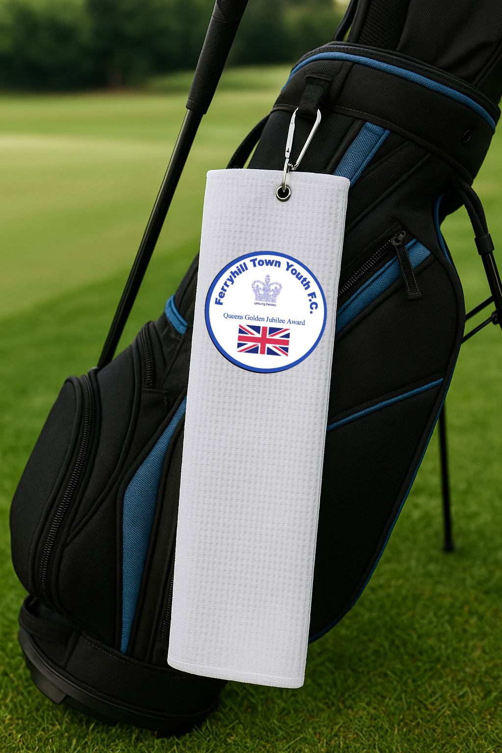 Ferryhill Town Youth FC - Waffle Golf Towel