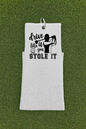 Waffle Golf Towel - Drive It Like You Stole It