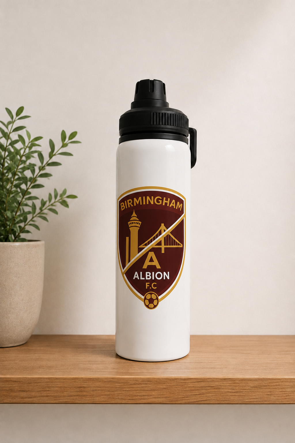 Birmingham Albion FC - Water Bottle - Black