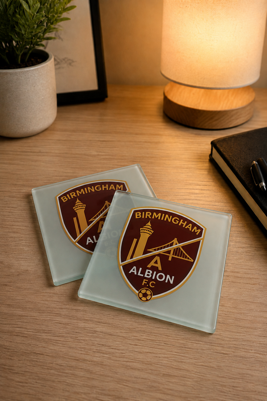 Birmingham Albion FC - Glass Coasters (4)