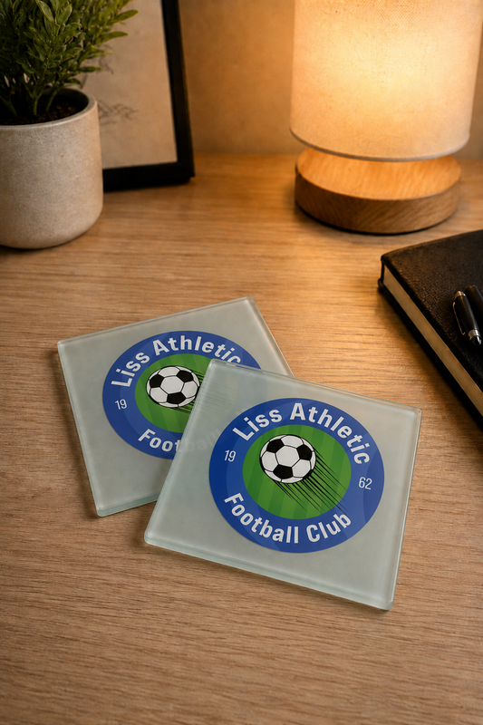 Liss Athletic FC - Glass Coasters (4)