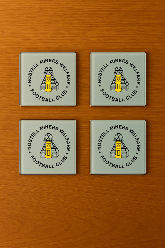 Nostell Miners Welfare FC - Glass Coasters (4)