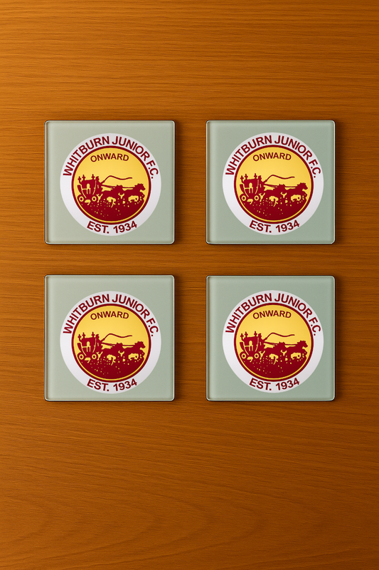 Whitburn Junior FC - Glass Coasters (4)