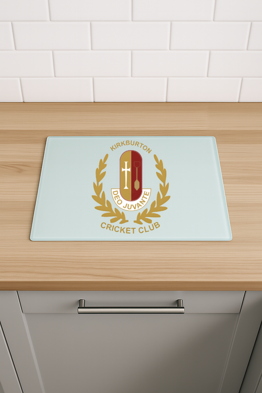 Kirkburton Cricket Club - Chinchilla Glass Chopping Board