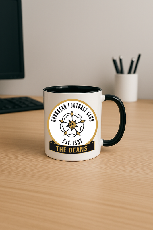 Horndean FC - Black Coloured Mug