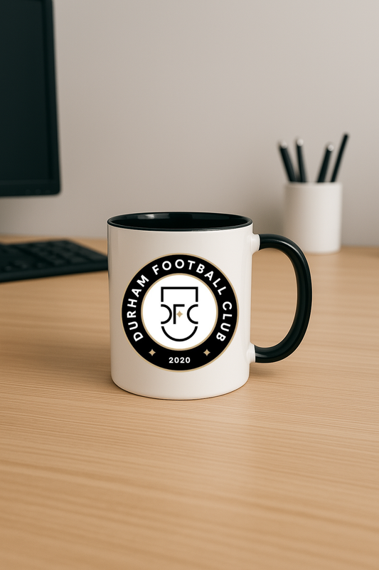 Durham FC - Black Coloured Mug