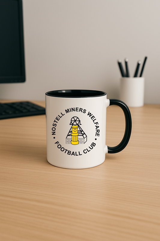 Nostell Miners Welfare FC - Black Coloured Mug