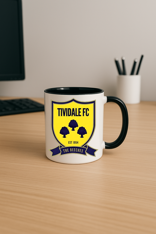 Tividale FC - Black Coloured Mug