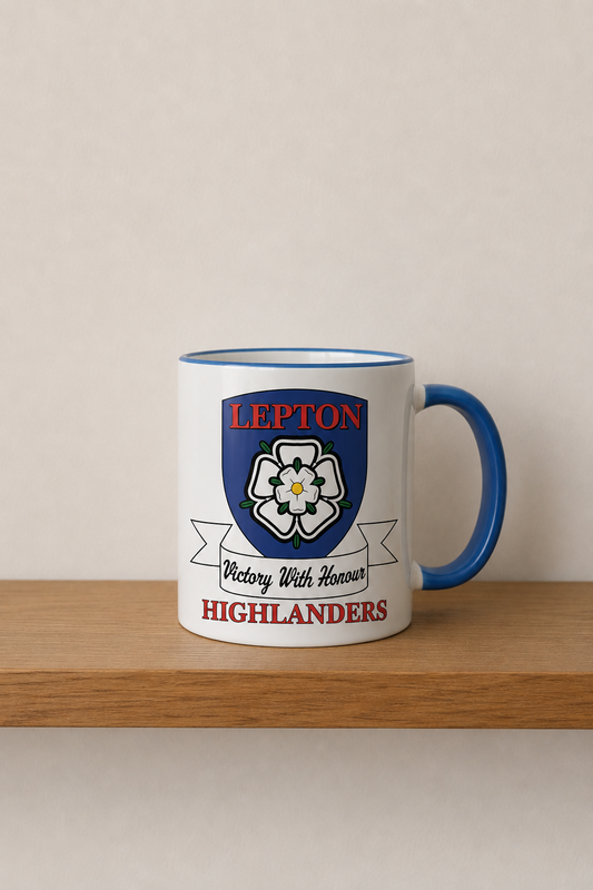 Lepton Highlanders FC, JFC, CC & SC - Blue Coloured Mug