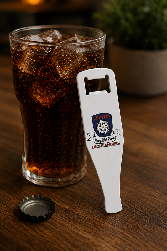 Lepton Highlanders FC, JFC, CC & SC - Wine Shaped Bottle Opener