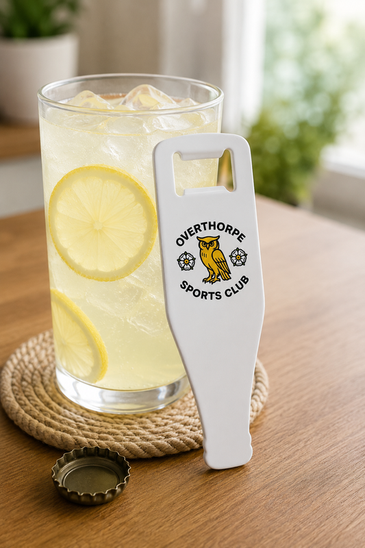 Overthorpe Sports Club FC - Wine Shaped Bottle Opener