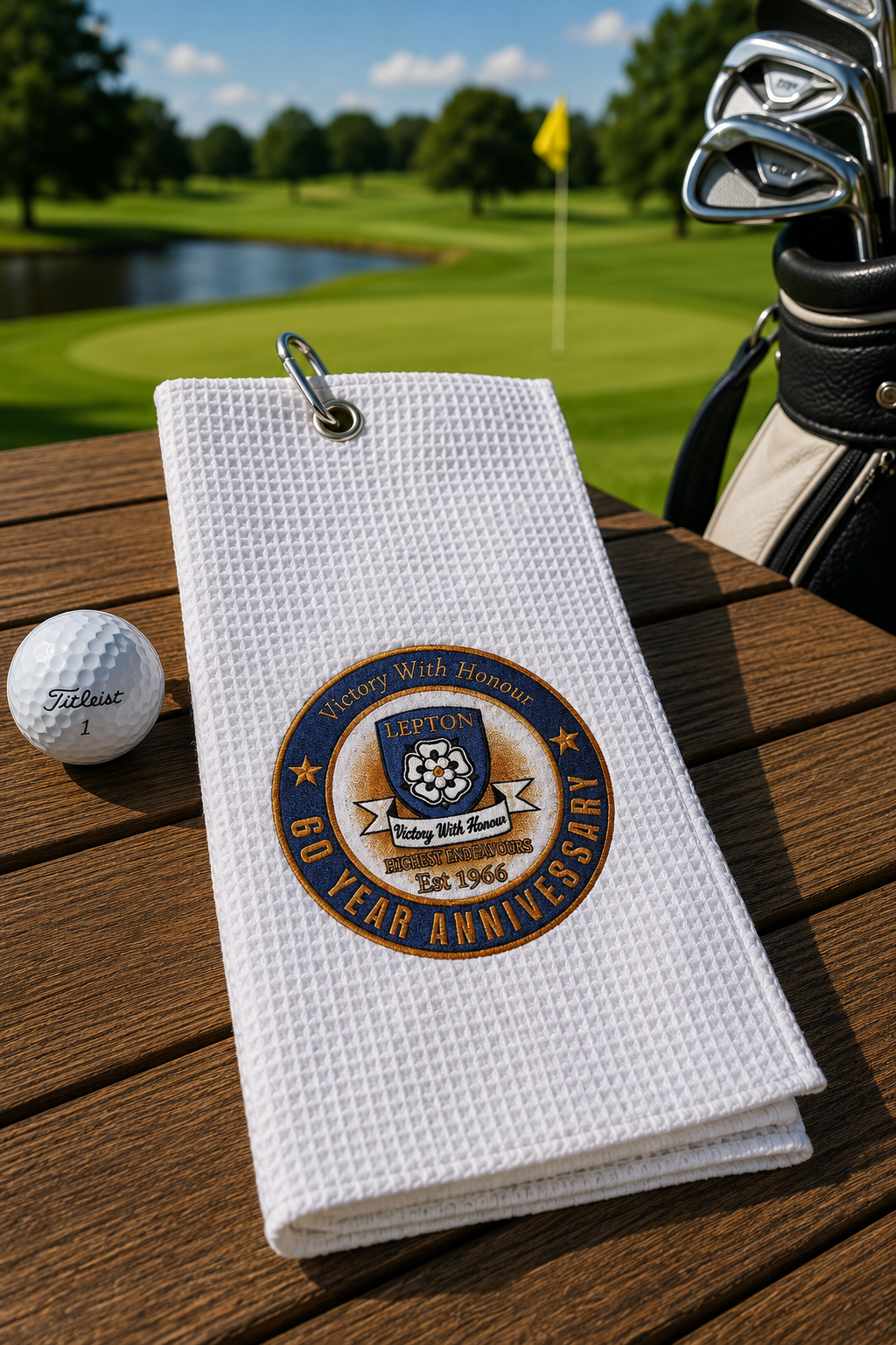Lepton Highlanders FC, JFC, CC & SC - Golf Towel