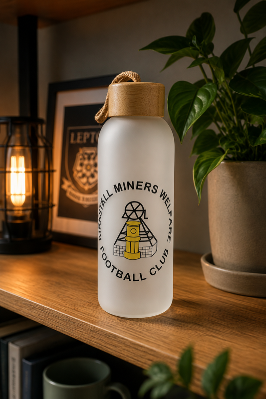Nostell Miners Welfare FC - Bamboo Lid Frosted Glass Jar