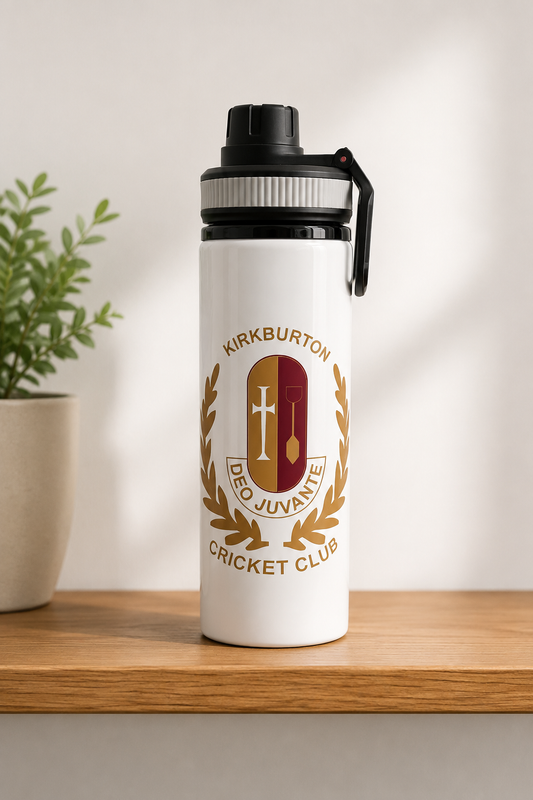 Kirkburton Cricket Club - Water Bottle - Black