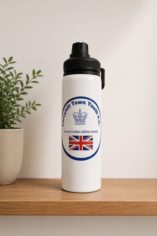 Ferryhill Town Youth FC - Water Bottle - Black