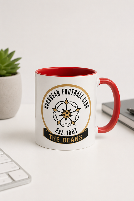 Horndean FC - Red Coloured Mug