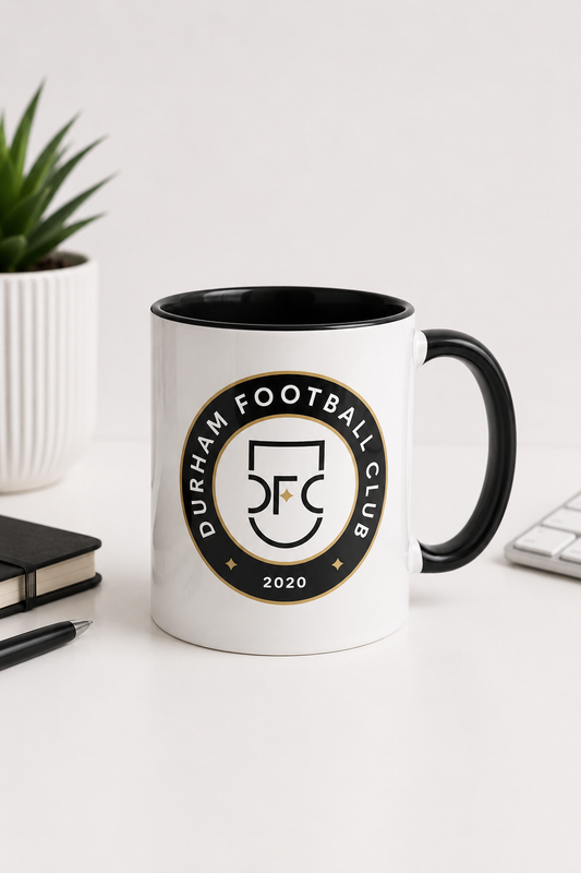 Durham FC - Black Coloured Mug