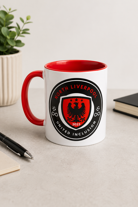 North Liverpool United Inclusion - Red Coloured Mug