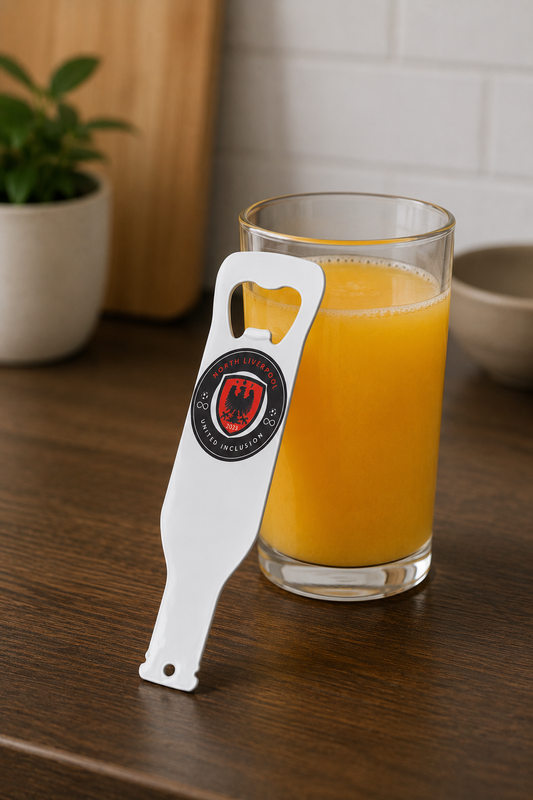 North Liverpool United Inclusion - Bottle Opener - Beer Bottle Shaped