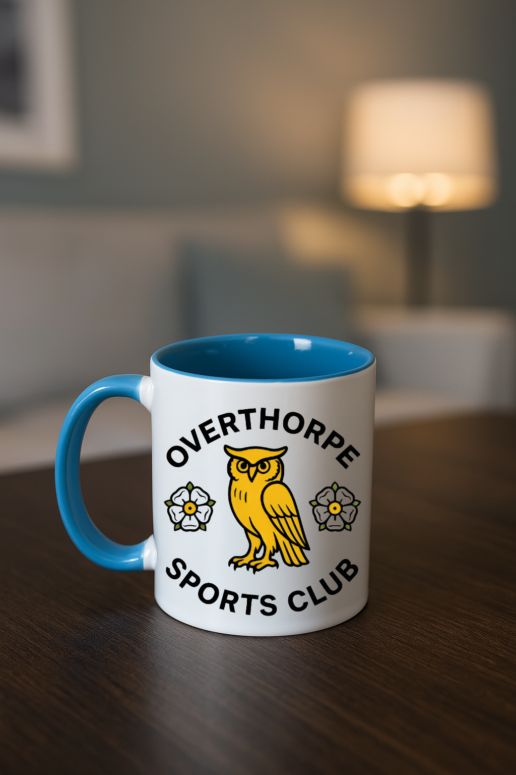 Overthorpe Sports Club FC - Blue Coloured Mug