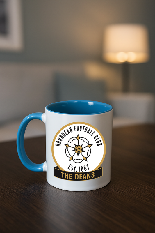 Horndean FC - Blue Coloured Mug