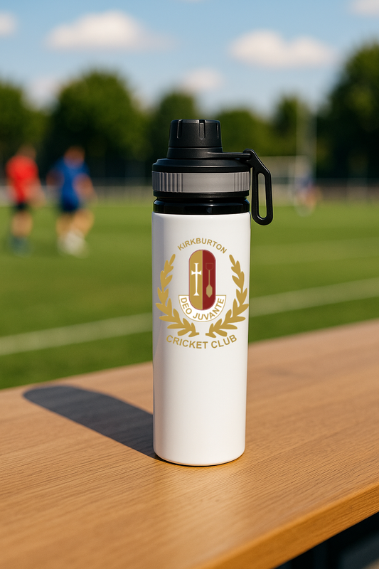 Kirkburton Cricket Club - Water Bottle - Grey