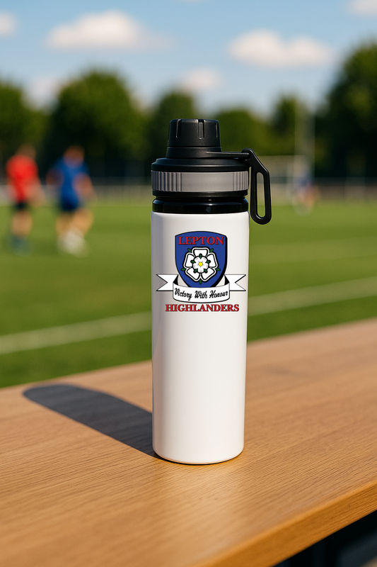 Lepton Highlanders FC, JFC, CC & SC - Water Bottle