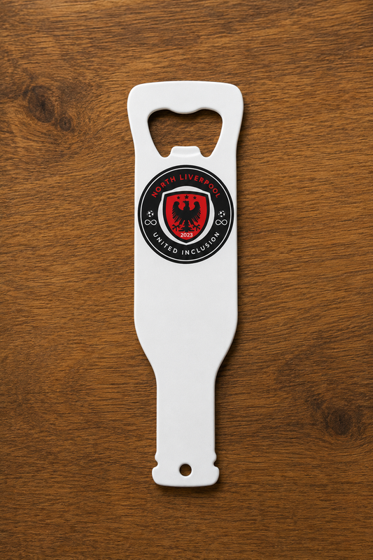 North Liverpool United Inclusion - Bottle Opener - Beer Bottle Shaped