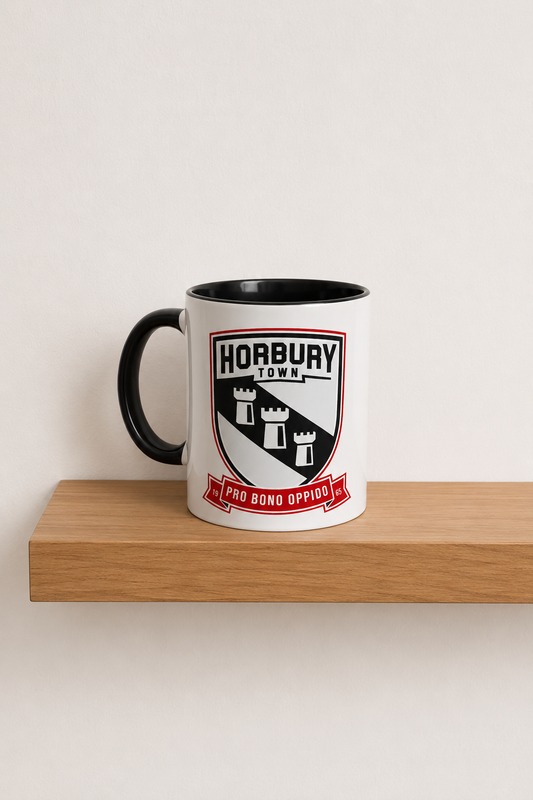 Horbury Town FC - Black Coloured Mug
