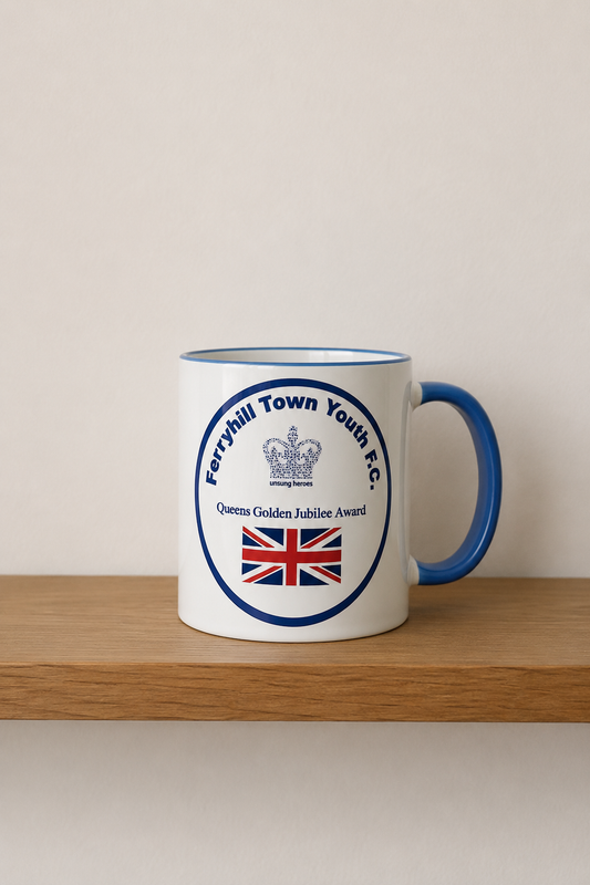 Ferryhill Town Youth FC - Blue Coloured Mug