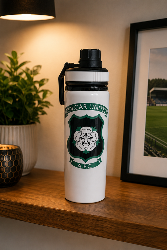 Golcar United AFC - Water Bottle - Grey