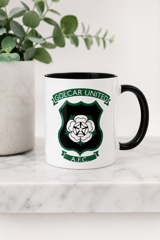 Golcar United AFC - Black Coloured Mug