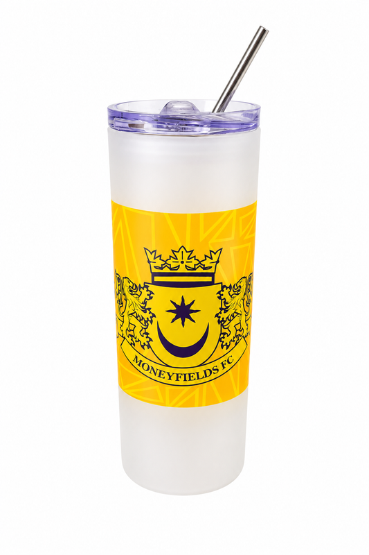 Moneyfields FC - Clear Frosted Glass Jar