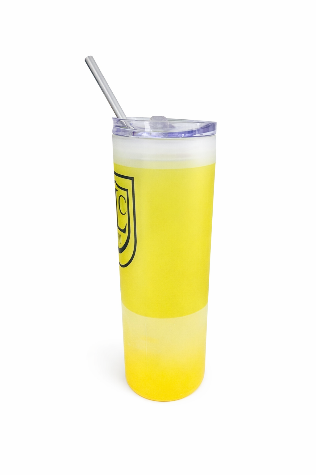 Lavant FC - Yellow Frosted Glass Jar