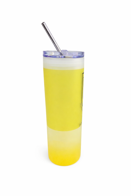 Lavant FC - Yellow Frosted Glass Jar