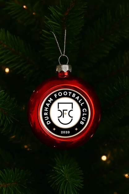 Durham FC Xmas Baubles - Box of 3